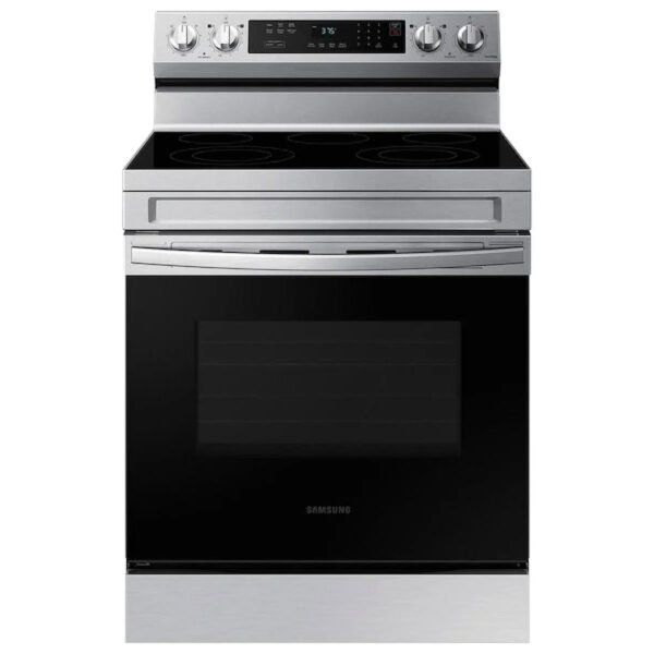 Samsung 6.3 Cu. Ft. Smart Freestanding Electric Range NE63A6311SS